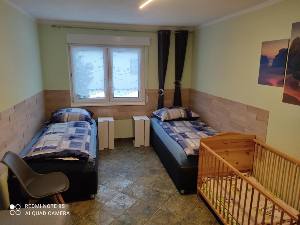 Grosszuegige Ferienwohnung Am Waldesrand Im Seenland Lauta Exteriör bild